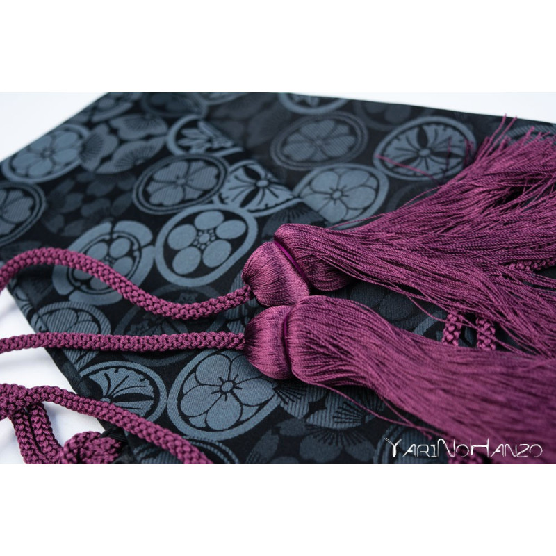 Katana Bukuro Kamon (Fondo Oscuro) | Bolsa para Katana e Nihonto