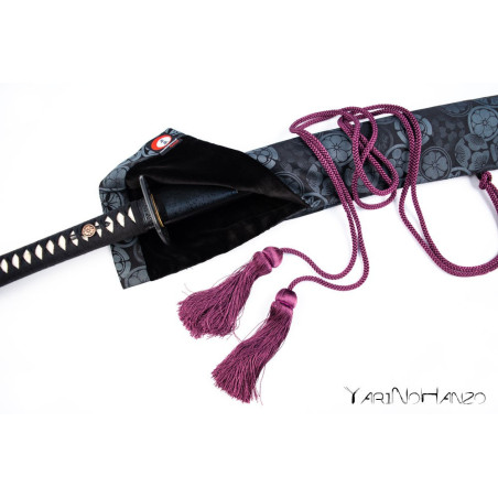 Katana Bukuro Kamon (Fondo Oscuro) | Bolsa para Katana e Nihonto