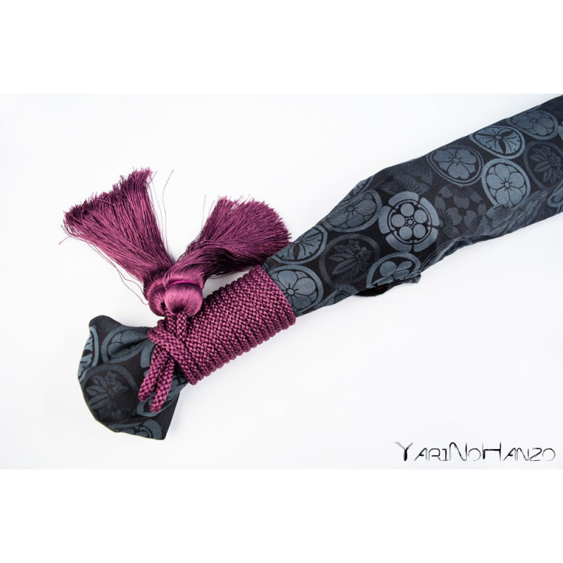 Katana Bukuro Kamon (Fondo Oscuro) | Bolsa para Katana e Nihonto