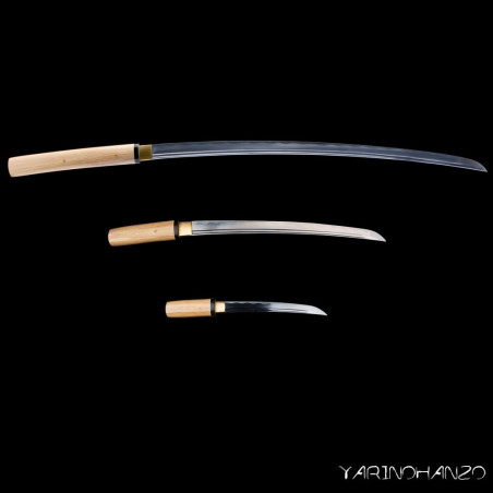 Shirasaya Afilada Tris | Shirasaya + Wakizashi + Tanto | Artesanal