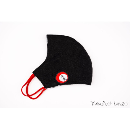 Mascarilla YariNoHanzo Negro - 100% Lino | Mascarilla Reutilizable y Lavable