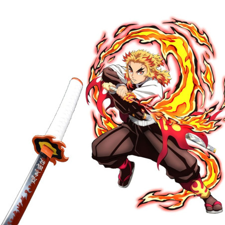 Rengoku Kyojuro Katana | Espada de juguete | Espada Cosplay | Espada Anime | Demon Slayer