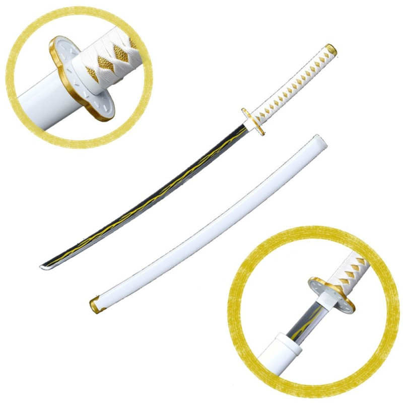 Agatsuma Zenitsu Katana | Espada de juguete | Espada Cosplay | Espada Anime | Demon Slayer