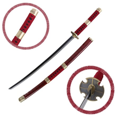 Sandai Kitetsu | Roronoa Zoro Katana | Espada de juguete | Espada Cosplay | Espada Anime | One Piece
