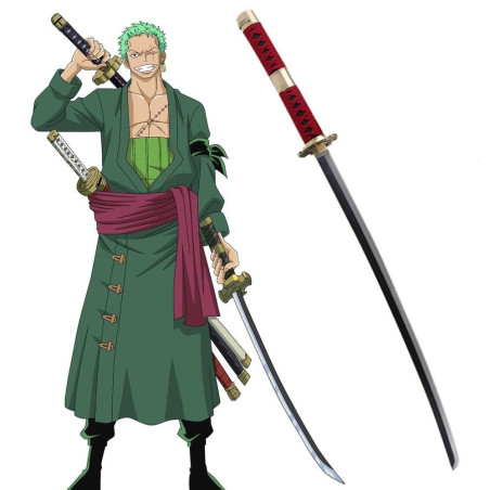 Sandai Kitetsu | Roronoa Zoro Katana | Espada de juguete | Espada Cosplay | Espada Anime | One Piece
