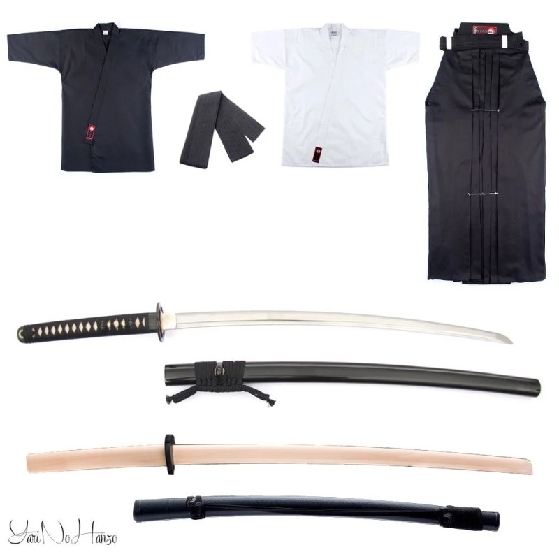 Set Completo de Iaido Yarinohanzo – Iaido Gi, Hakama, Bokken y Iaito
