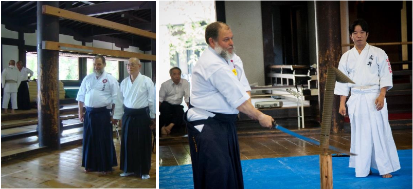 Práctica de Tameshigiri Toyama Ryu