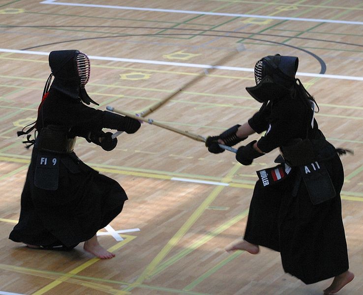 Kendo: armadura y armas de entrenamiento